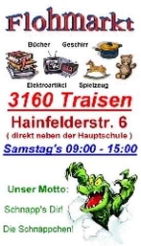 Wochenflohmarkt in 3160 Traisen/NÖ